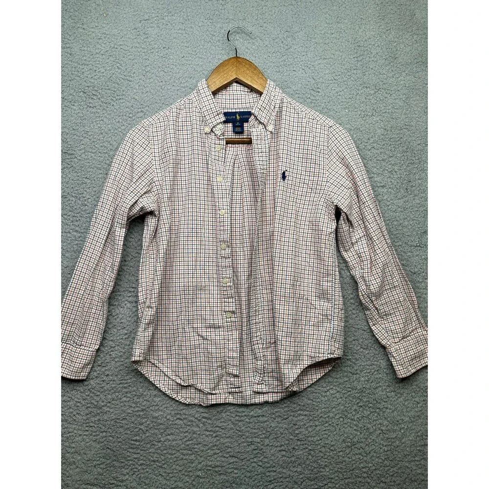 Ralph Lauren button down boys M 10-12